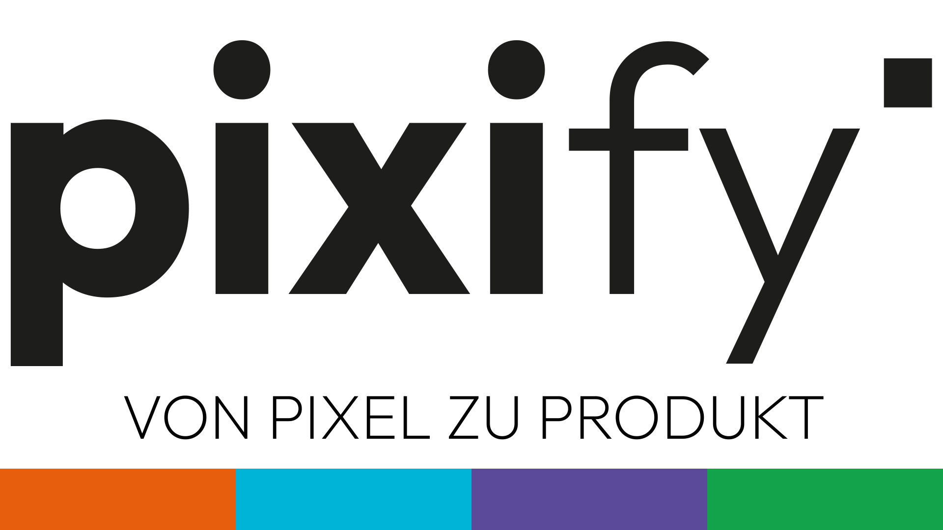 Logo pixify - von pixel zu produkt