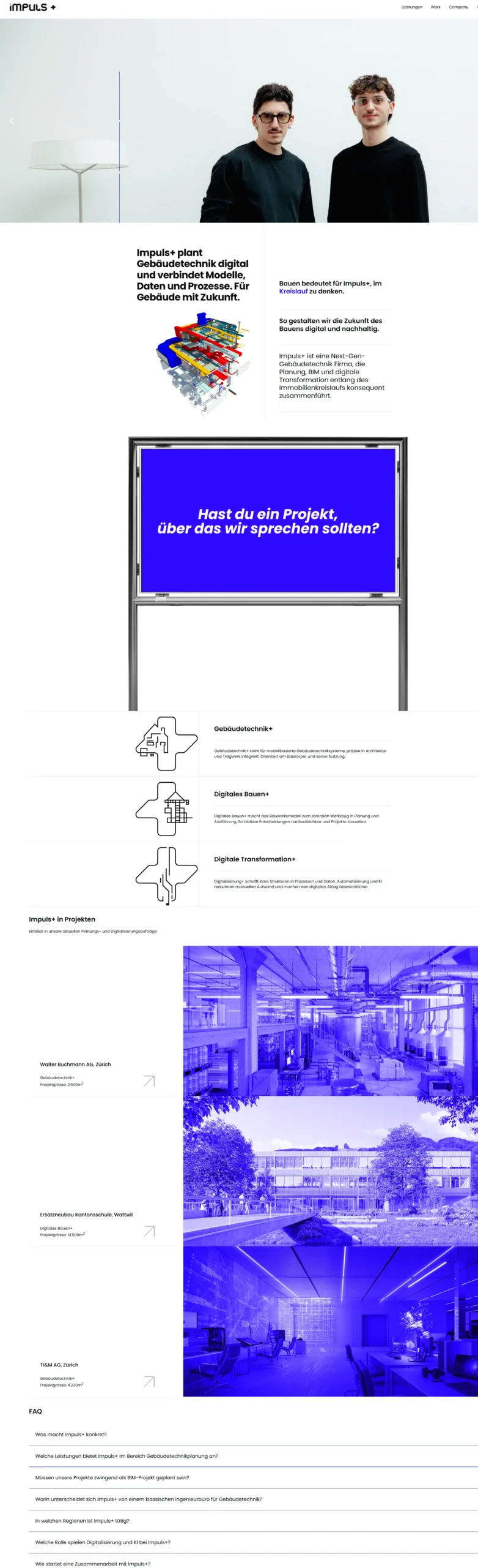im-puls.plus - Next-Gen-Gebäudetechnik. Komplett neu gedacht, komplett neu gebaut.