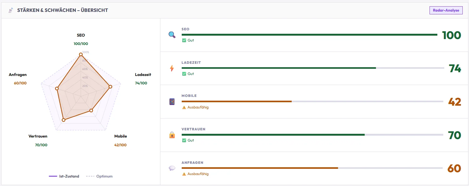 Wie wir KMU-Beratungen mit einem selbst entwickelten Website-Diagnose-Tool auf ein neues Level gehoben haben