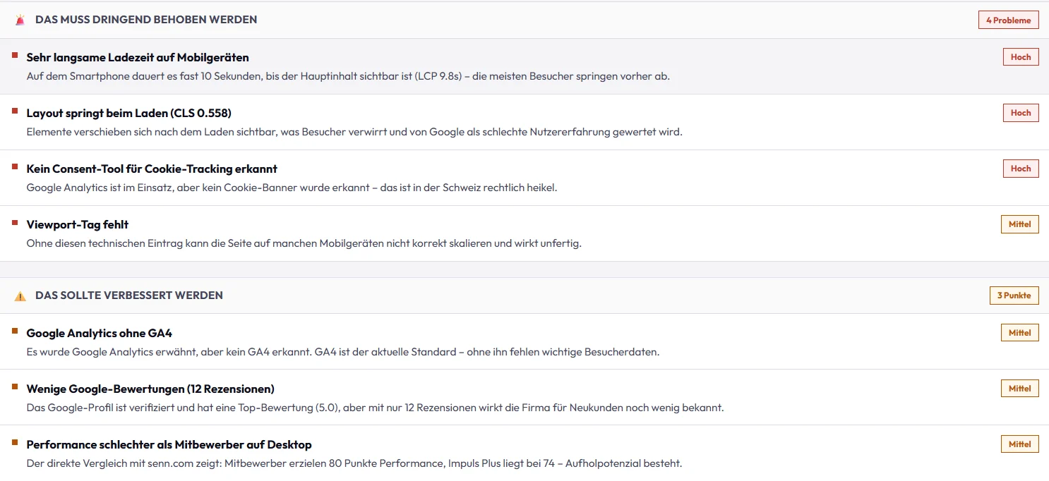 Wie wir KMU-Beratungen mit einem selbst entwickelten Website-Diagnose-Tool auf ein neues Level gehoben haben